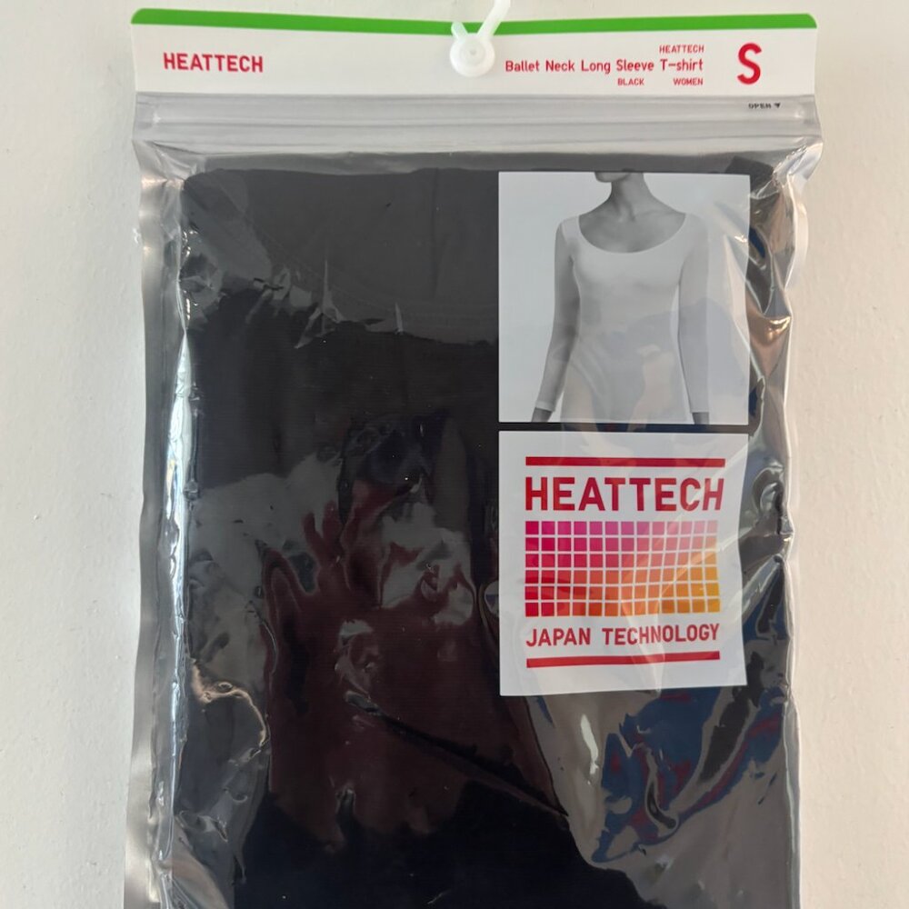 Uniqlo Black Heattech Long Sleeve | Small | New